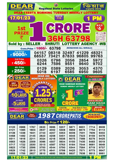 nagaland-lottery-result-17-01-2023-dear-teesta-morning-tuesday-today-1-pm