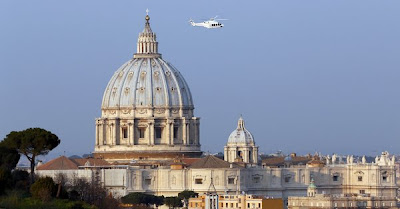 Pope Benedict XVI, retirement, abdicates, abdication, Roman Catholic Church, history, helicopter