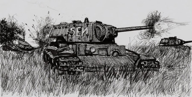 Astounding War Drawing