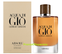 Logo Armani Acqua di Giò Absolu: richiedi il campione omaggio