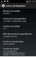 CyanogenMod KITKAT for Samsung S6310