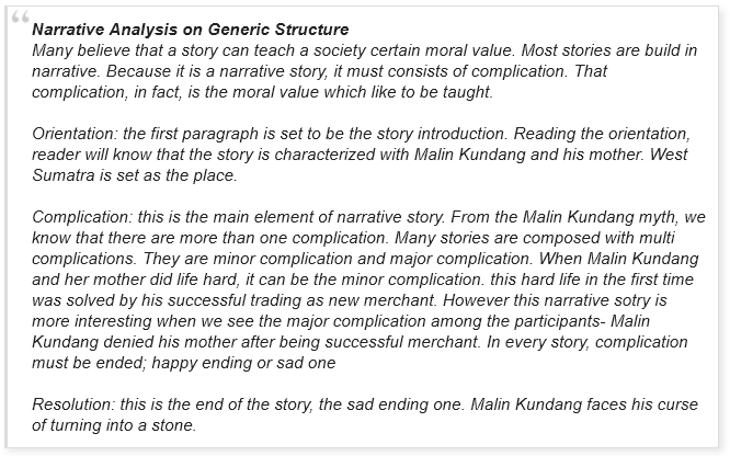 Contoh Narrative Text: Contoh Narrative Text Legend