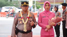 Serah Terima Jabatan Kapolres Indramayu, AKBP M. Lukman Syarif, S.I.K., M.H., Kepada AKBP M. Dr. Fahri Siregar, S.H., S.I.K., M.H.