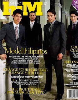 Victor Basa - Metro Him Magazine Cover