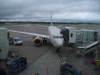 Embla Viking at the gate at Arlanda