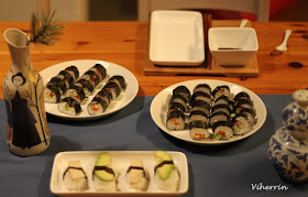 vege kasvis sushi