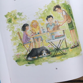 Titel: "Sommer auf der Hummelinsel" Autor: Svenja Stein Illustrationen: Naeko Walter Verlag: Woow Books