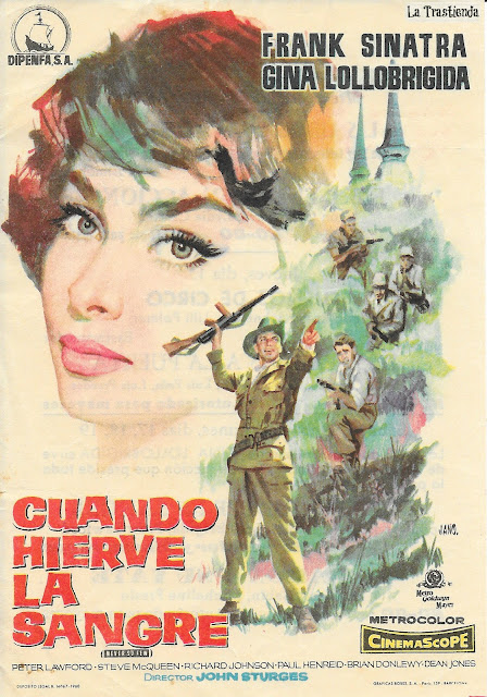 Cuando Hierve la Sangre - Programa de Cine - Frank Sinatra - Gina Lollobrigida - Steve McQueen