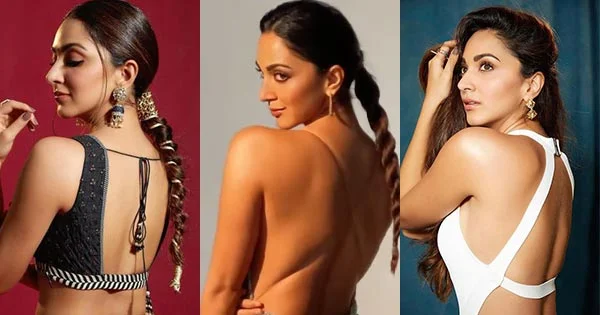 kiara advani backless hot bollywood actress