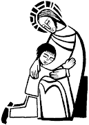 Pastor and Jesus in presence of kids children coloring page of Jesus, . (rec )