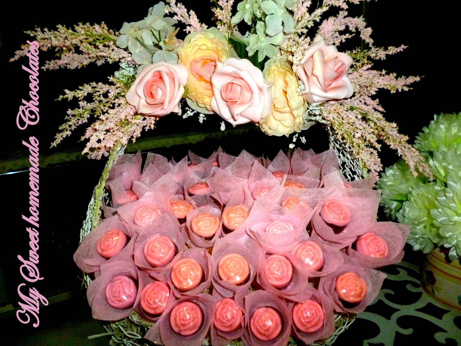 Sweet Homemade chocs: Gubahan Coklat hantaran - Rose Bouquets