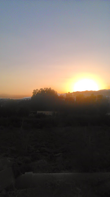 amanecer en el campo