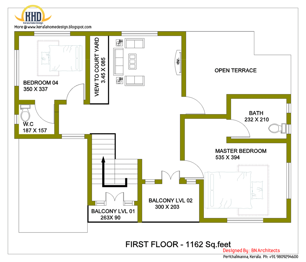 2 Storey Floor Plan Design for Houses
