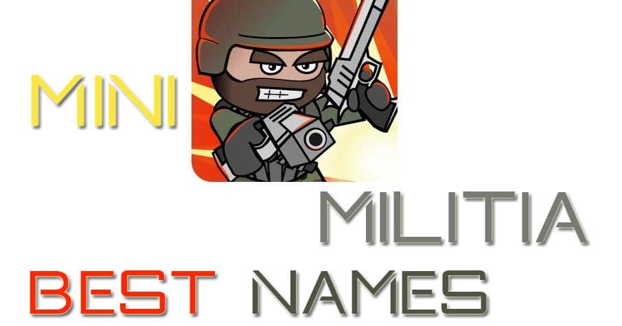 Best mini militia avatar names  UrTrick World