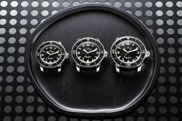 Blancpain Fifty Fathoms Automatique line: 38 mm, 42 mm, and 45 mm