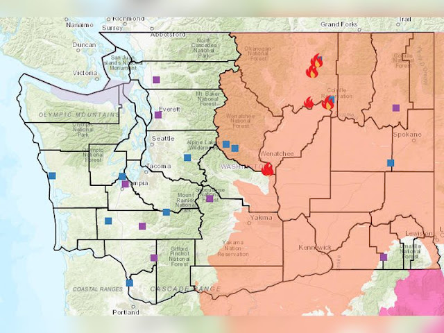 Washington State Fire Map 2020