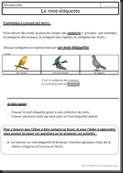 Mot étiquette