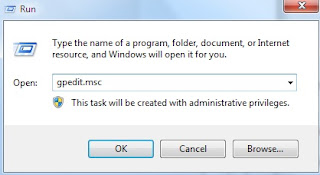 run gpedit.msc