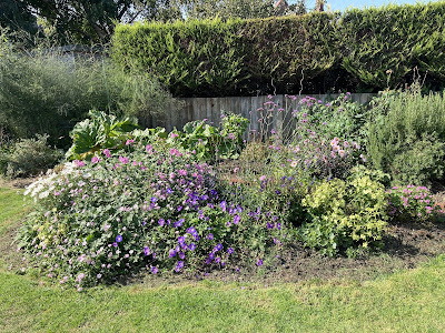 Bee and butterfly service station flower bed