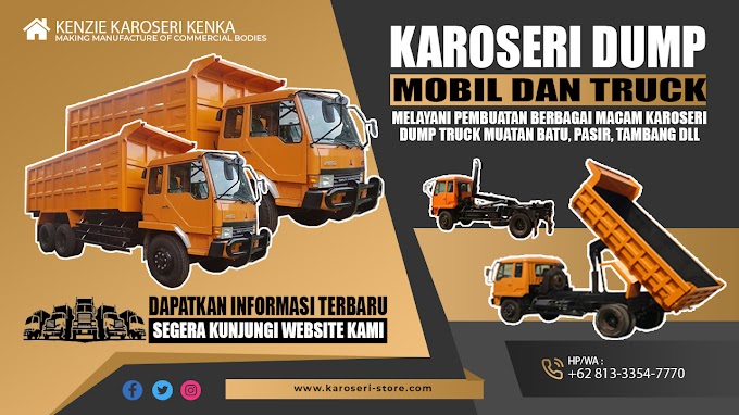 Karoseri Dump Truck - Under Body / Teleskopik