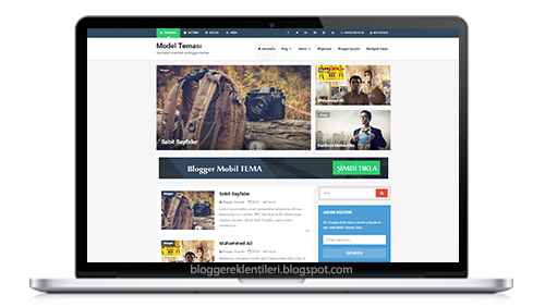 Blogger Model Teması / Şablonu