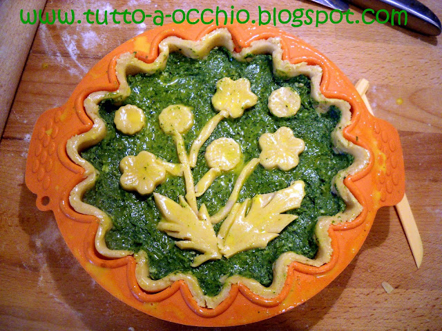 Torta salata/amara al tarassaco