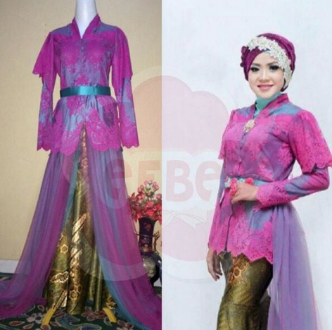 30 Desain Model  Baju  Kebaya  Muslim  Brokat  Modern Pesta 