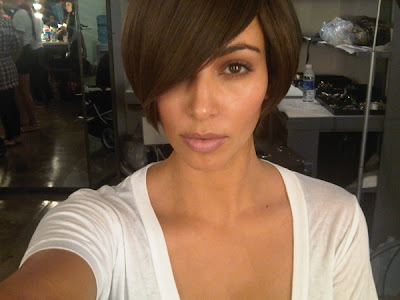 kim kardashian hair straight. Kim Kardashian straight hair