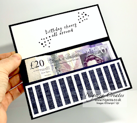 Nigezza Creates with Stampin Up Come Sail Away making a Masculine Money Gift Wallet