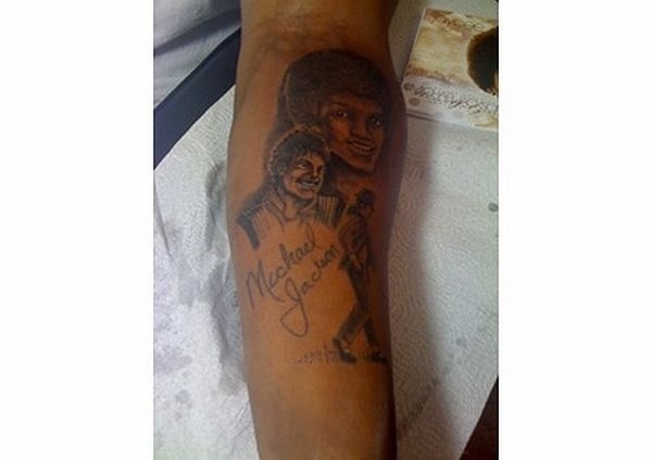 michael jackson tattoo. Michael Jackson Tattoo