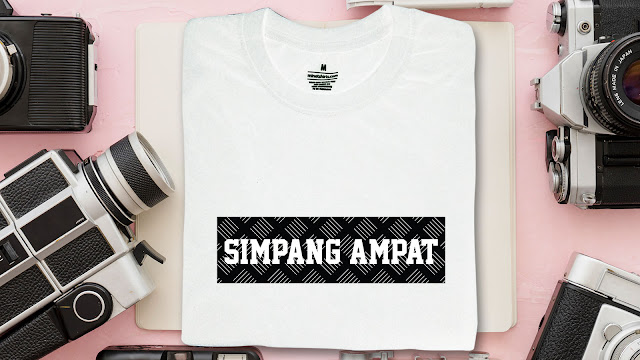 SCS004-BG061-P5-CTS Simpang Ampat T Shirt Design, Simpang Ampat T Shirt Printing, Custom T Shirts Courier to Melaka Malaysia TOP VIEW