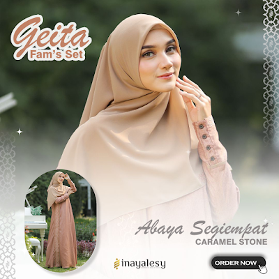 4+ Warna Abaya Segiempat Bikin Jatuh Cinta s