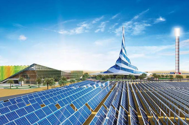 Largest Solar Power Plants: Noor Abu Dhabi Solar Farm, United Arab Emirates