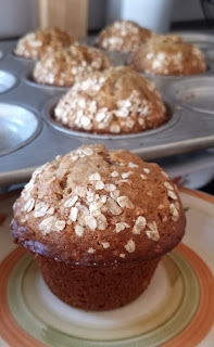 Muffins bananes, érable noix