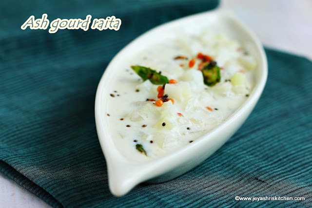 Ash gourd raita