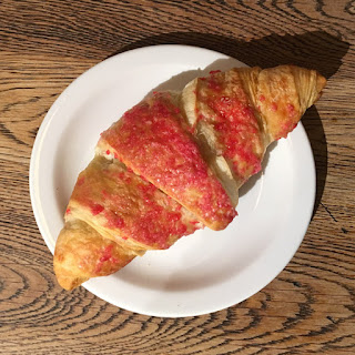 Vegan raspberry croissant Caffe Nero