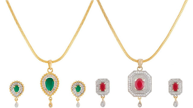 Manikya Brass Jewel Set  (Gold)