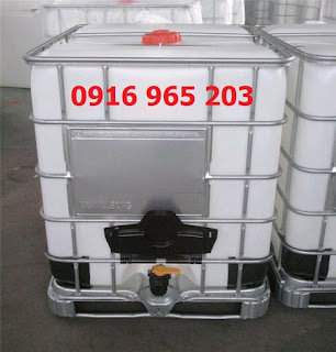 Thùng nhựa mới 1000 lít, tank ibc 1000 lít mới