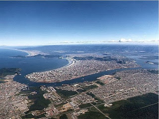 ciudad de Santos, Brasil