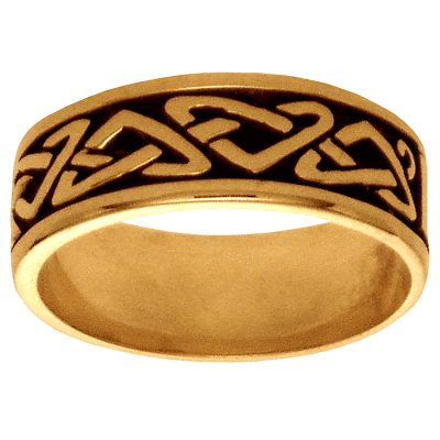 Gold rings Men's Gold Celtic Knot Wedding Rings