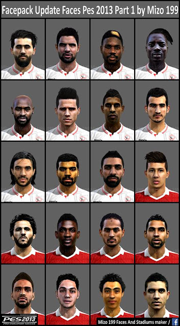 Facepack Update Faces Pes 2013 part 1 By Mizo 199