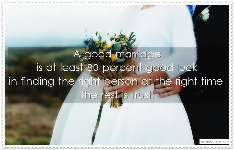 A Good Marriage