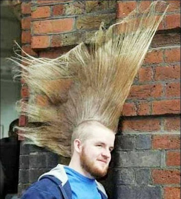 Funny hair style