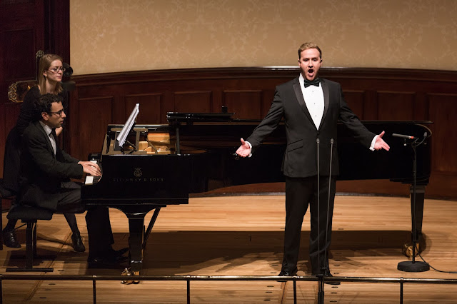 Julien Van Mellaerts and Gamal Khamis during final of Wigmore Hall Song Competition (Photo Benjamin Ealovega)