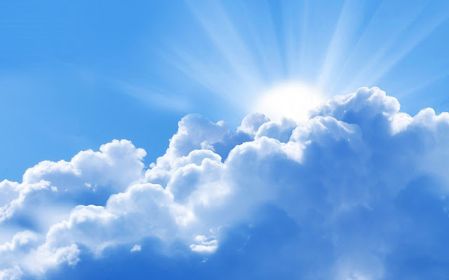 foto lucht wolken zon wallpaper