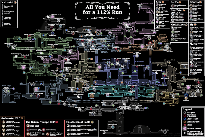 Hollow Knight Map: Exploring the Forgotten Crossroads, Greenpath, and Beyond