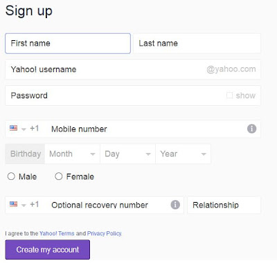 Cara Membuat Email Di Yahoo