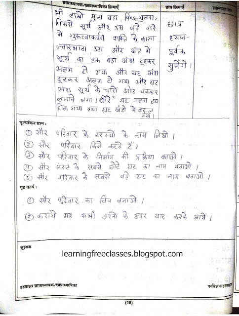 Real & mega school teaching social science Solar System lesson plan