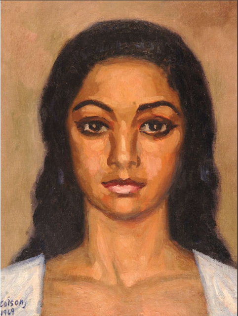 Jaime Colson - Portrait of Ana, 1969