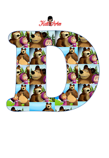 Abecedario de Masha y el Oso. Masha and the Bear Alphabet.